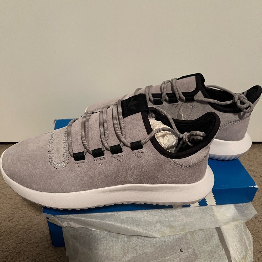 Adidas Tubular Shadow J Shoes Ortholite Medium Grey (Size: 6 US Men)